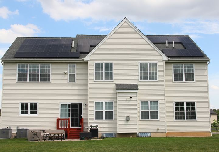 Residential rooftop solar installation project 3 in New Jersey