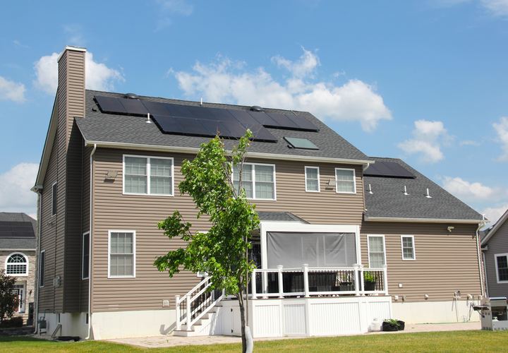 Residential rooftop solar installation project 4 in New Jersey
